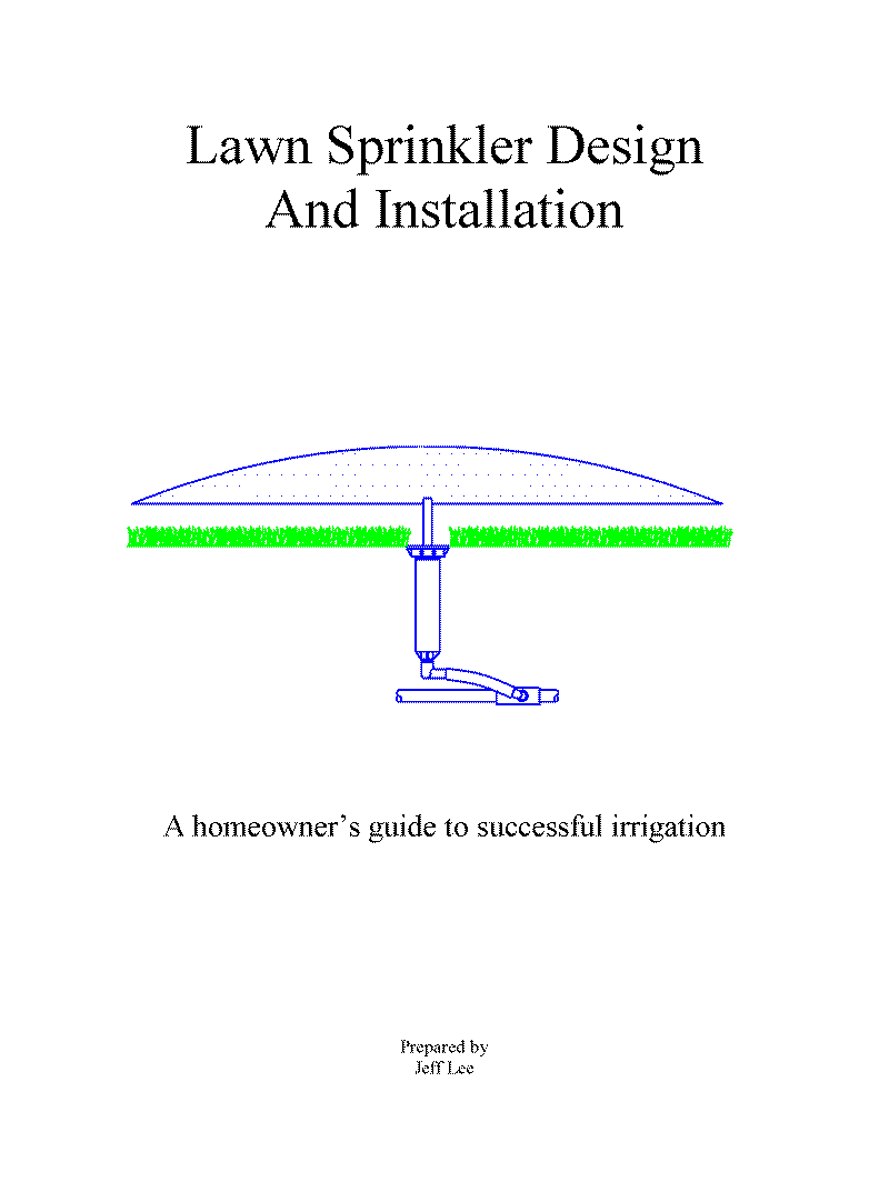 Lawn Sprinkler Design01